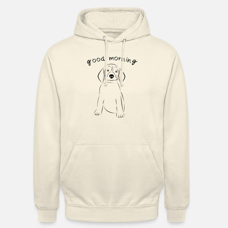 mignon chien animal de compagnie - Sweat-shirt à capuche unisexe - vanille