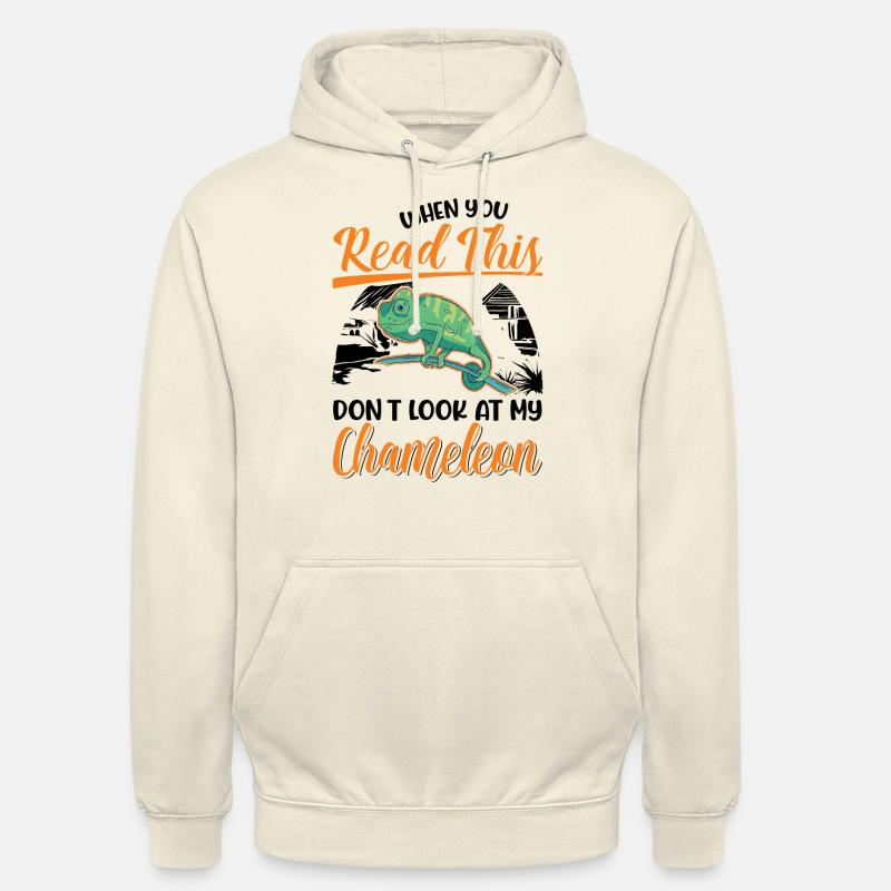 Chamäleon Geschenk Chameleon - Unisex Hoodie - Vanille-Milchshake