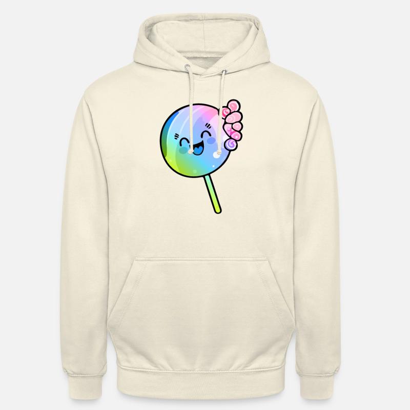 Lollipop Comic Bunt - Unisex Hoodie - Vanille-Milchshake
