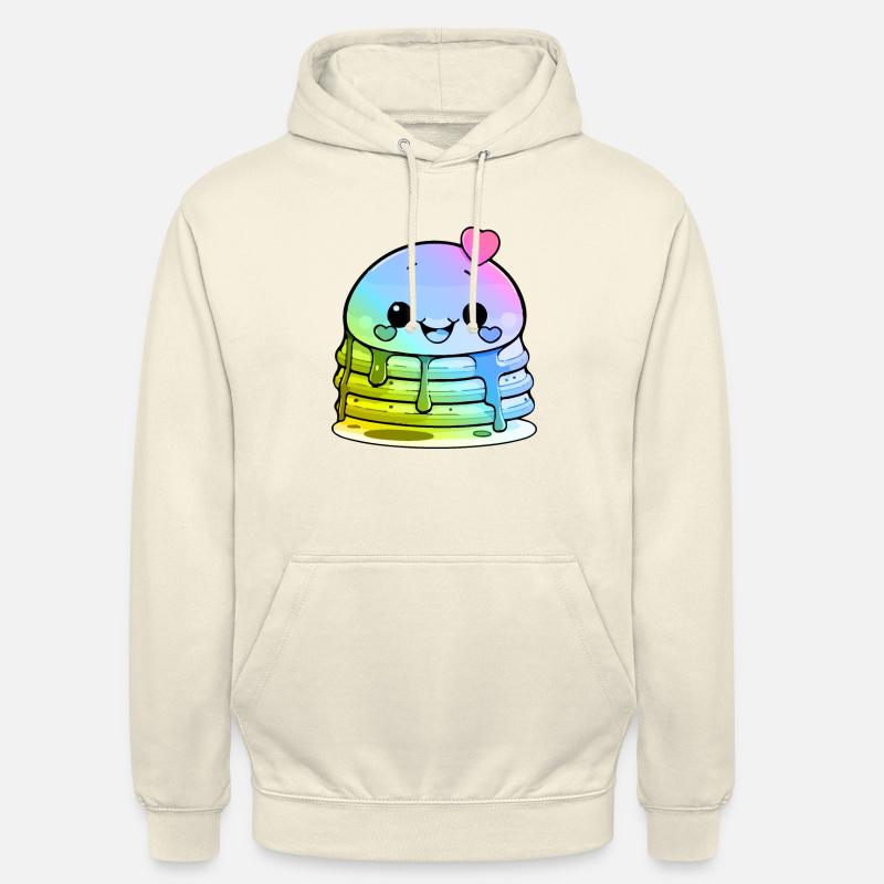 Pancake Comic Bunt - Unisex Hoodie - Vanille-Milchshake