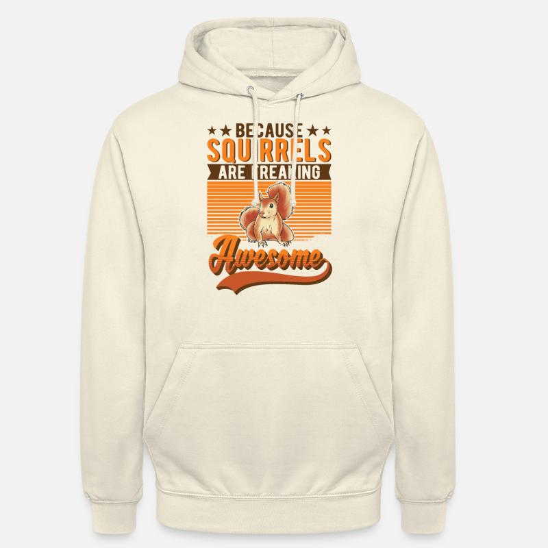 Eichhörnchen Geschenk Squirrel Grauhörnchen - Unisex Hoodie - Vanille-Milchshake