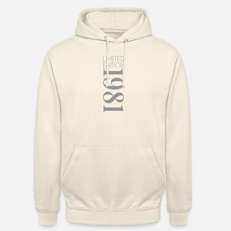 Édition limitée 1981 - Sweat-shirt à capuche unisexe - vanille