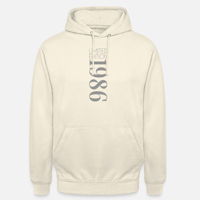 Édition limitée 1986 - Sweat-shirt à capuche unisexe - vanille