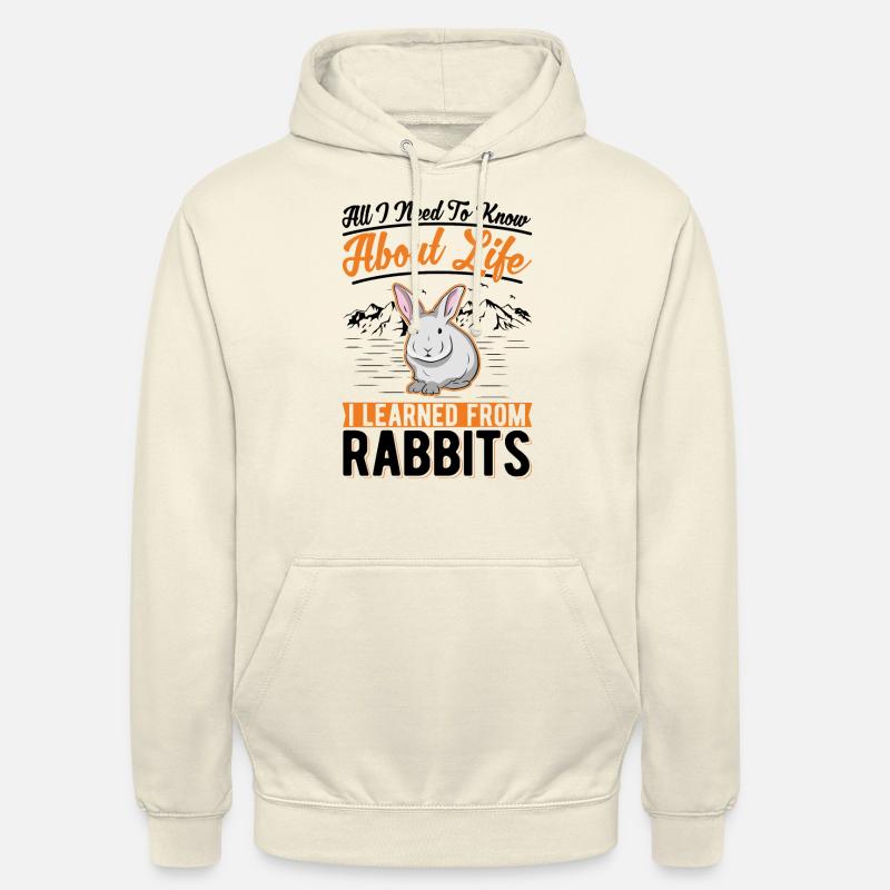 Rabbit Bunny Rabbit Rabbit - Unisex Hoodie - vanilla