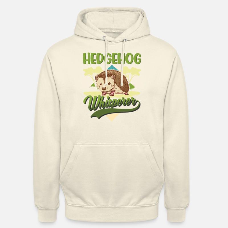 Igel Flüsterer Hedgehog Whisperer - Unisex Hoodie - vanilla