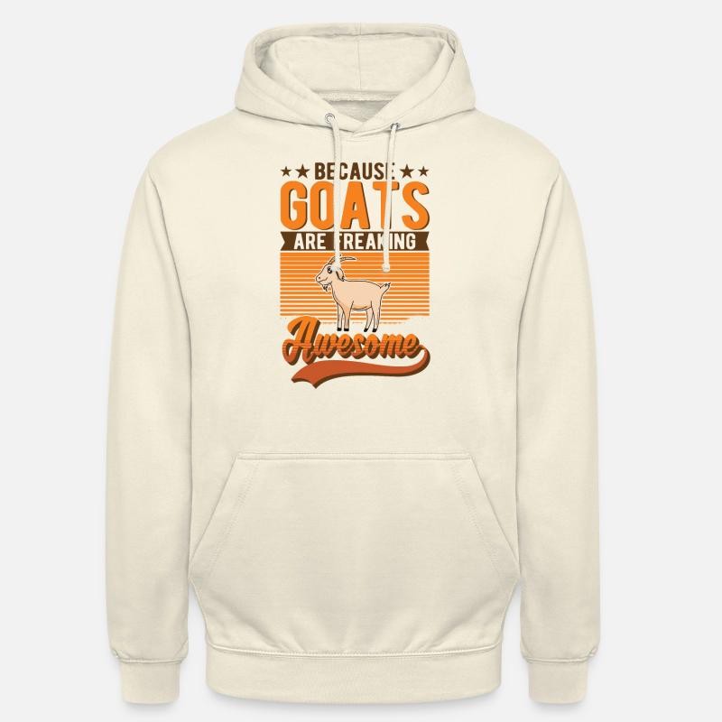 Cadeau de berger de chèvre - Sweat-shirt à capuche unisexe - vanille