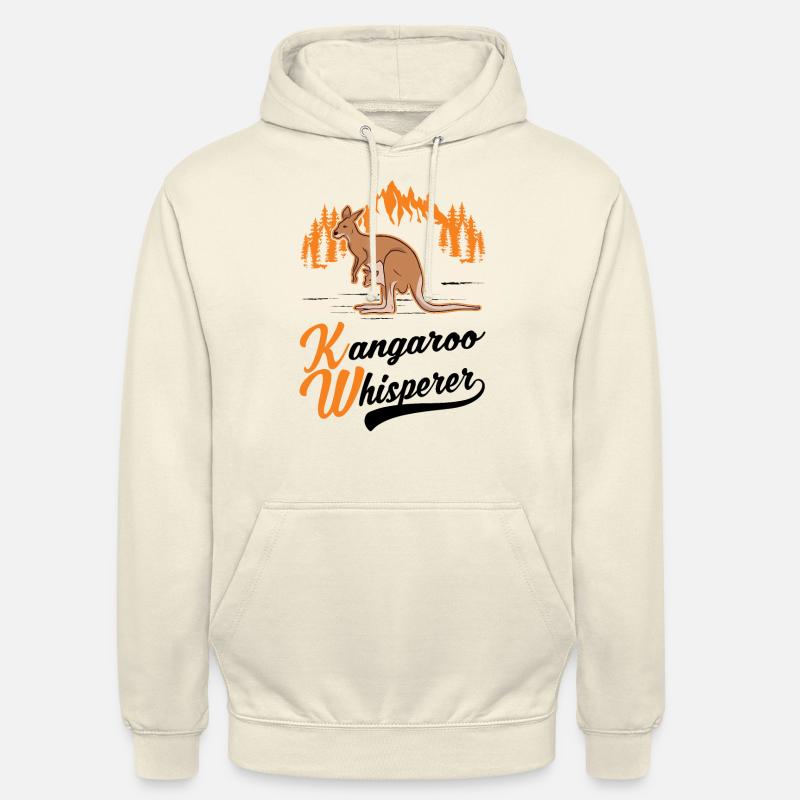 Känguru Flüsterer Australien Kangaroo - Unisex Hoodie - Vanille-Milchshake