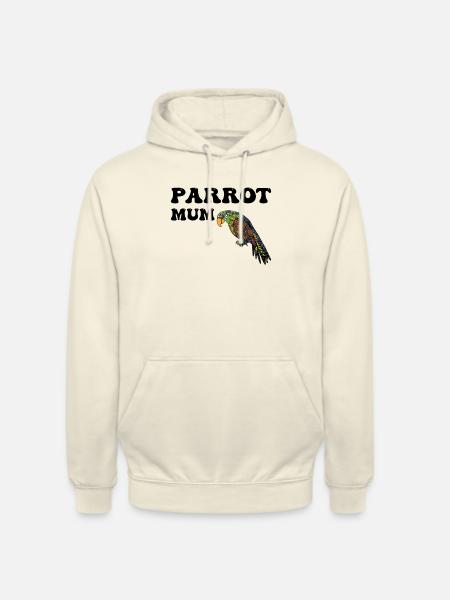 Perroquets Maman - Sweat-shirt à capuche unisexe - vanille