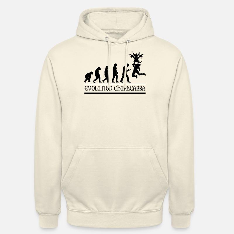 Cryptozoologists Chupacabra Creatures Evolution - Unisex Hoodie - vanilla