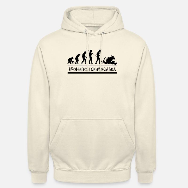 Cryptozoologists Chupacabra Creatures Evolution - Unisex Hoodie - vanilla