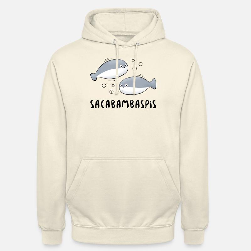 Poisson Meme Couple - Sweat-shirt à capuche unisexe - vanille