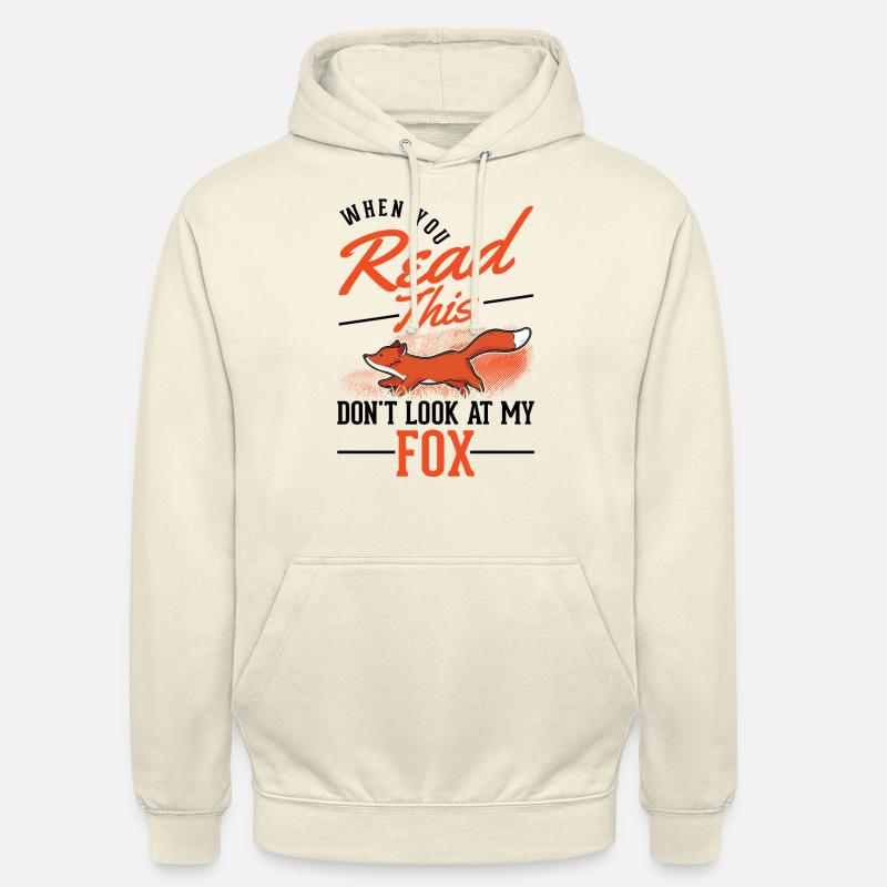 Fuchs Geschenk Rotfuchs - Unisex Hoodie - Vanille-Milchshake