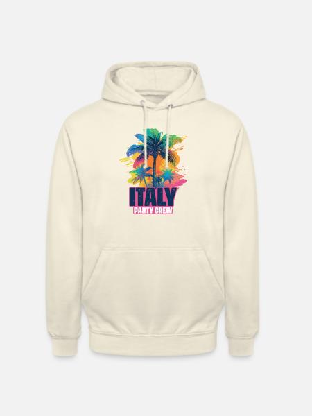 Italy Party Crew Holidays - Unisex Hoodie - vanilla