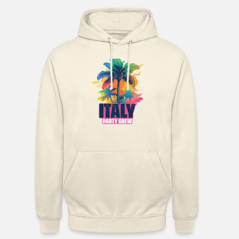 Italy Party Crew Holidays - Unisex Hoodie - vanilla