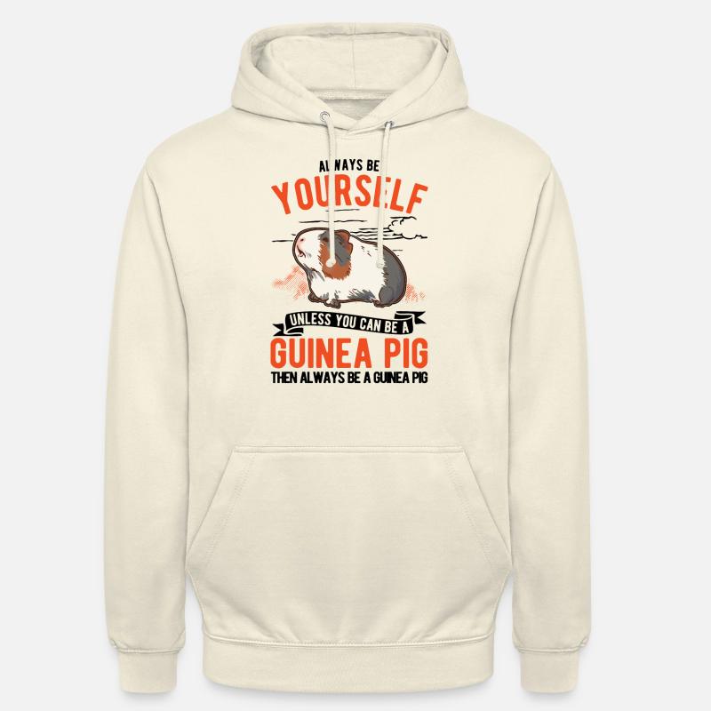 Cochon d’Inde cadeau cochon d’Inde - Sweat-shirt à capuche unisexe - vanille