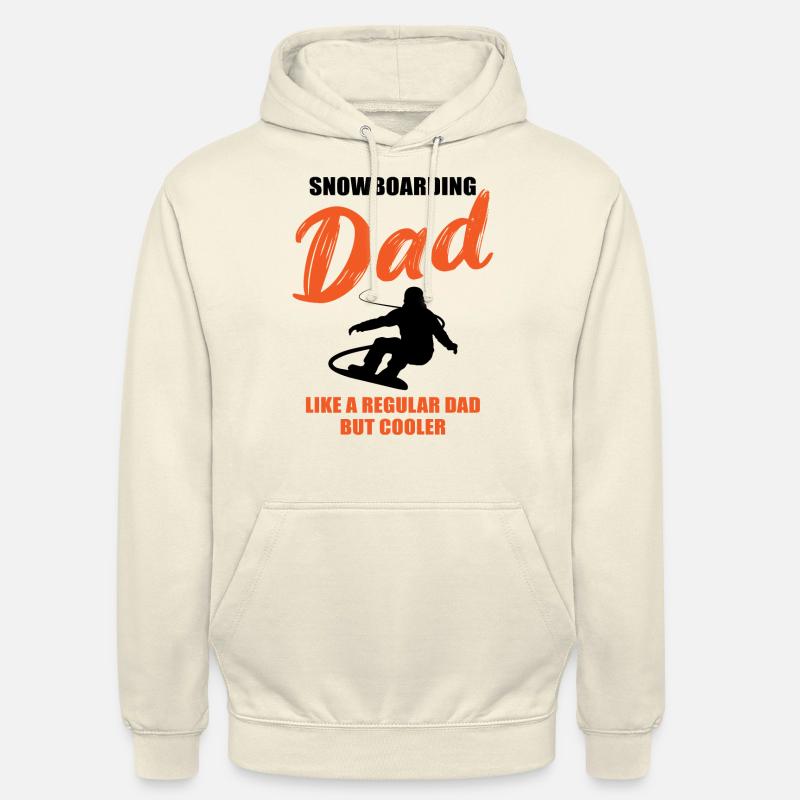 Snowboard Papa – Extra Cool - Unisex Hoodie - Vanille-Milchshake