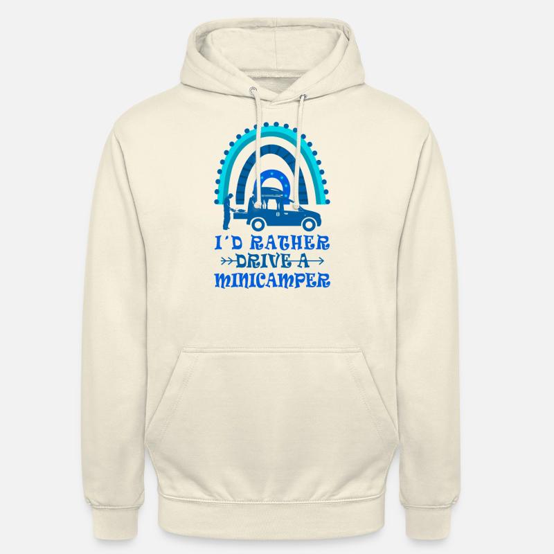 Minicamper Sprüche Camping-Camper Microcamper - Unisex Hoodie - Vanille-Milchshake