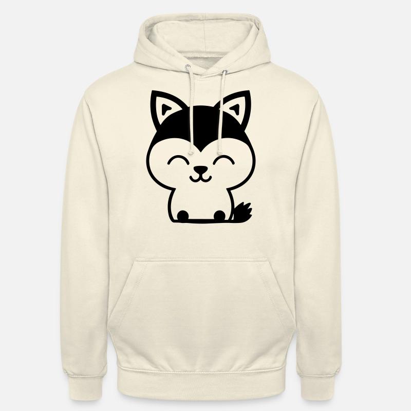 Renard - Sweat-shirt à capuche unisexe - vanille