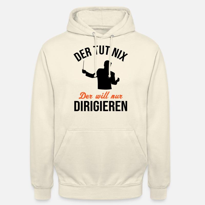 Harmloser Dirigent - Witziges Geschenk - Unisex Hoodie - Vanille-Milchshake