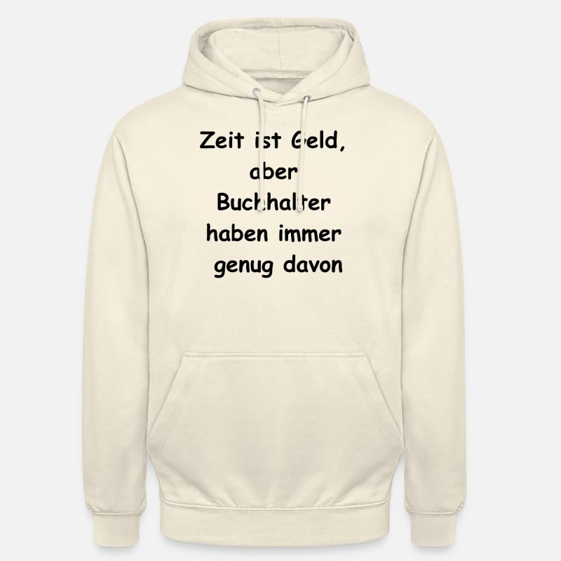 Zeit ist Geld Geschenk - Unisex Hoodie - Vanille-Milchshake