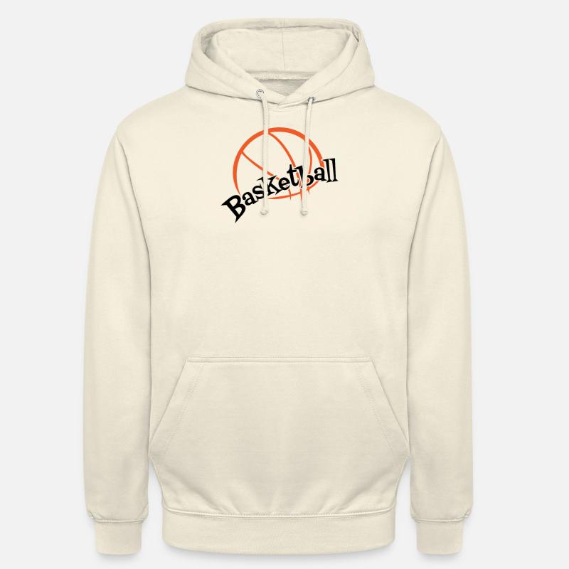 Joueurs de basket-ball Basketteurs Basket-ball - Sweat-shirt à capuche unisexe - vanille