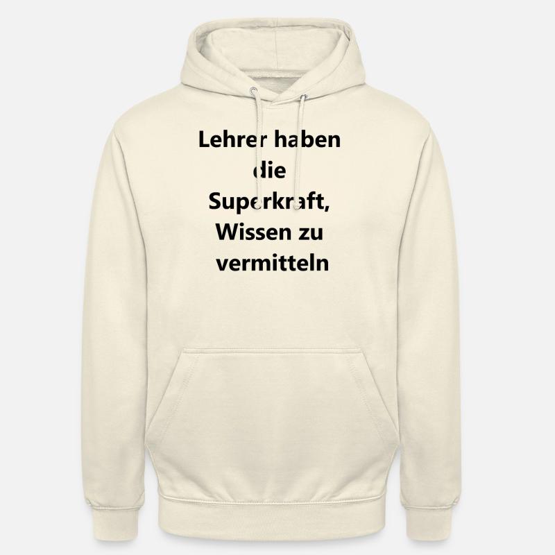 Cadeau d’enseignant passionné - Sweat-shirt à capuche unisexe - vanille