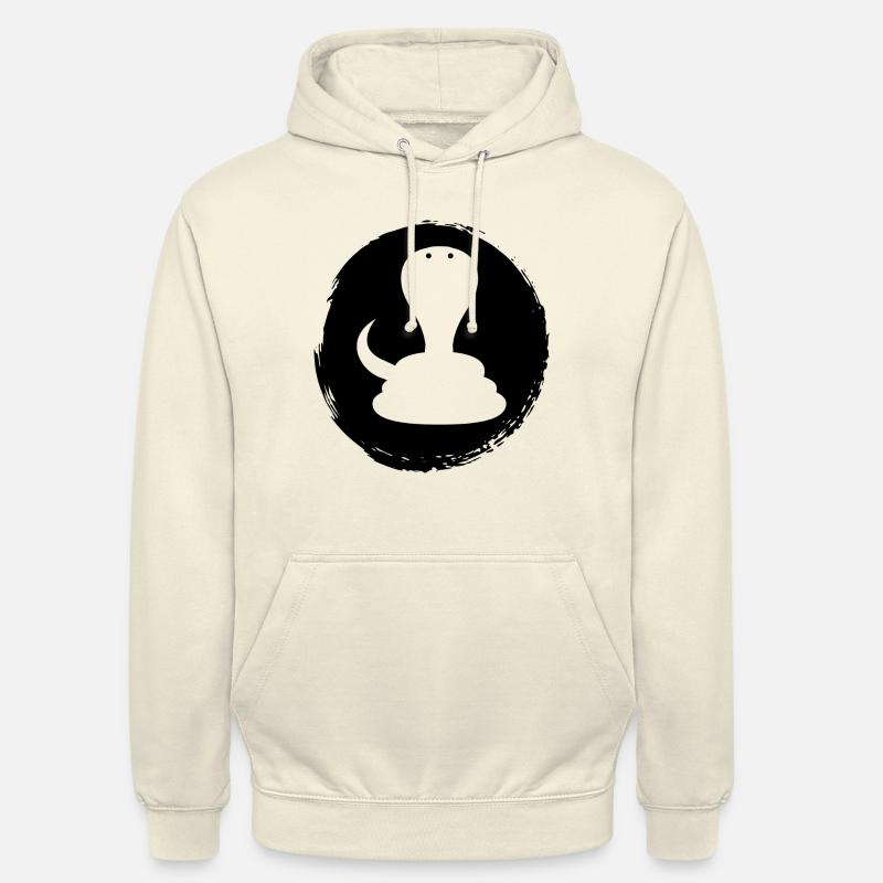Serpent Cobra Rattlesnake - Sweat-shirt à capuche unisexe - vanille