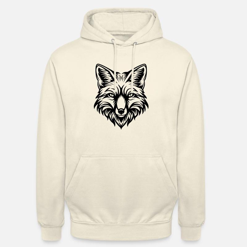 Renards Renards - Sweat-shirt à capuche unisexe - vanille