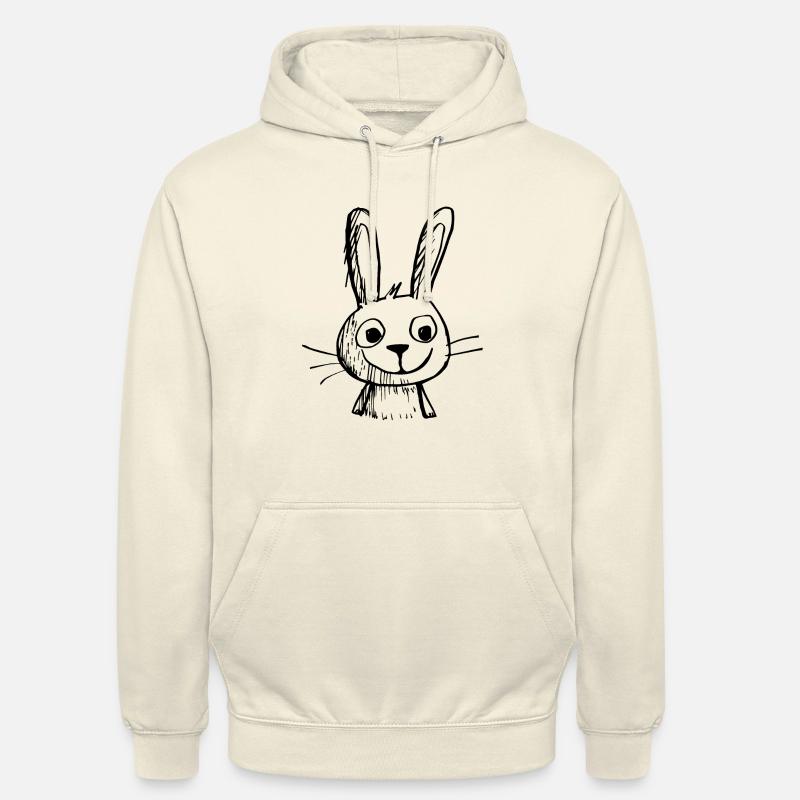 Lapin Lapin - Sweat-shirt à capuche unisexe - vanille
