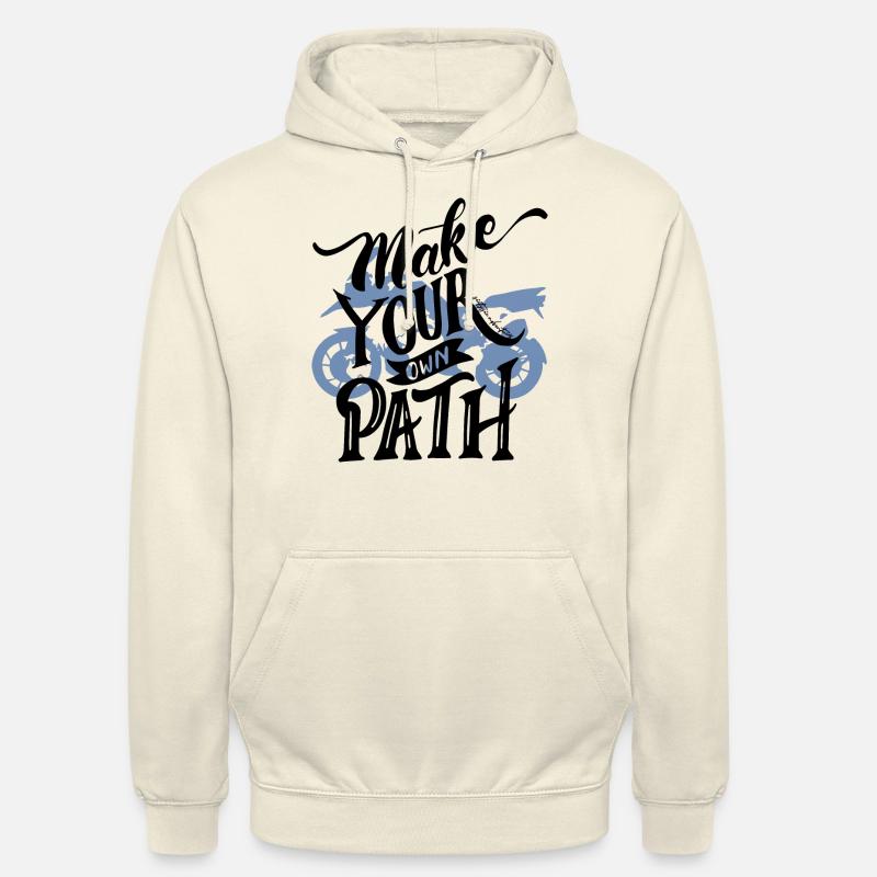 66Adventures - Make Your Own Path - Unisex Hoodie - Vanille-Milchshake