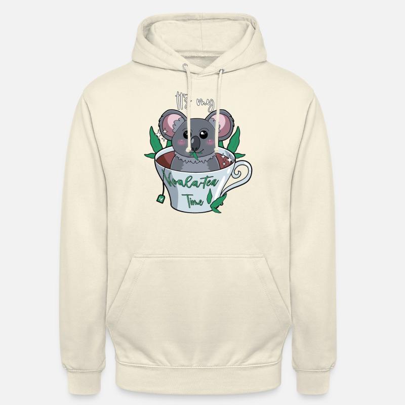 C’est mon Koala-Tea Time - Sweat-shirt à capuche unisexe - vanille