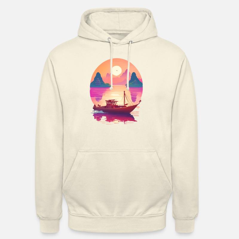 Sunset Serenade, Ninh Binh - Unisex Hoodie - Vanille-Milchshake