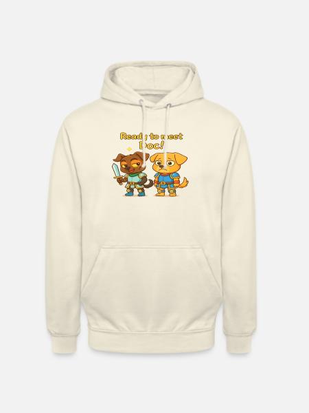 Hunde-Duo - Unisex Hoodie - Vanille-Milchshake