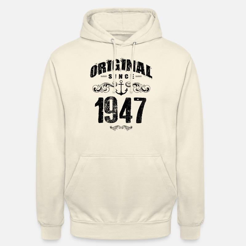 1947 original depuis - Sweat-shirt à capuche unisexe - vanille