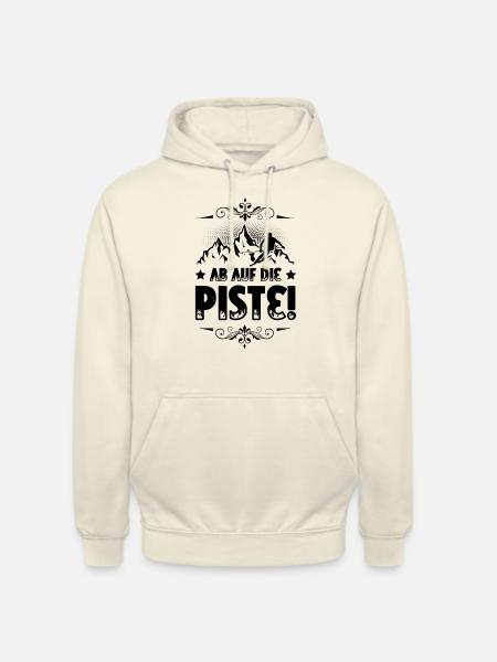 ab auf die piste - Unisex Hoodie - Vanille-Milchshake