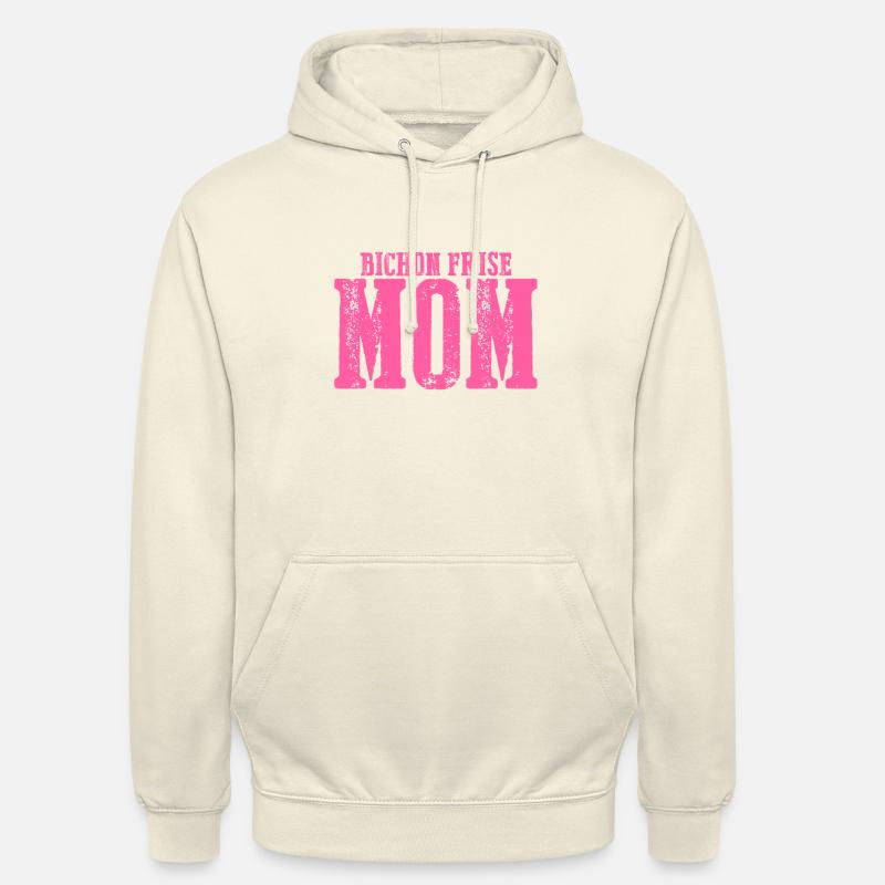 Bichon Frise Maman Chien - Sweat-shirt à capuche unisexe - vanille