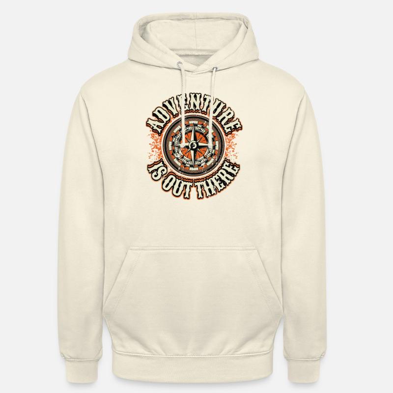 L’aventure est là. - Sweat-shirt à capuche unisexe - vanille