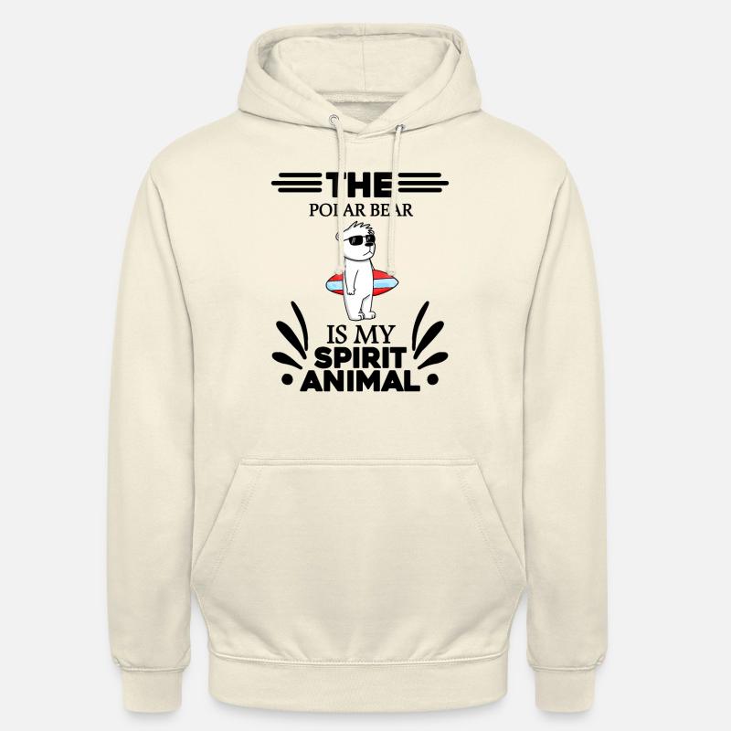Eisbär Polarbär Bär - Unisex Hoodie - Vanille-Milchshake