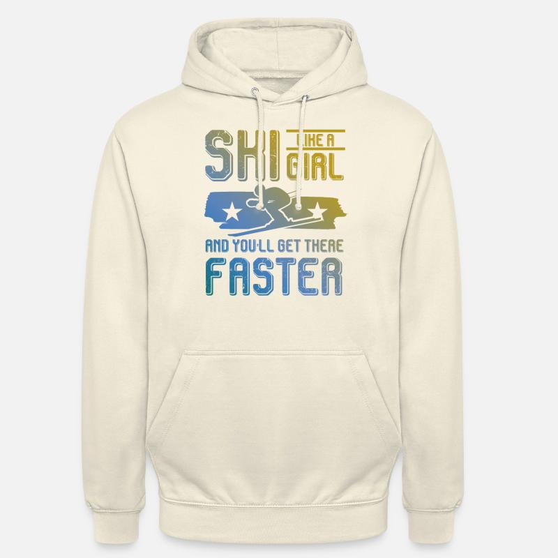 ski mädchen - Unisex Hoodie - Vanille-Milchshake