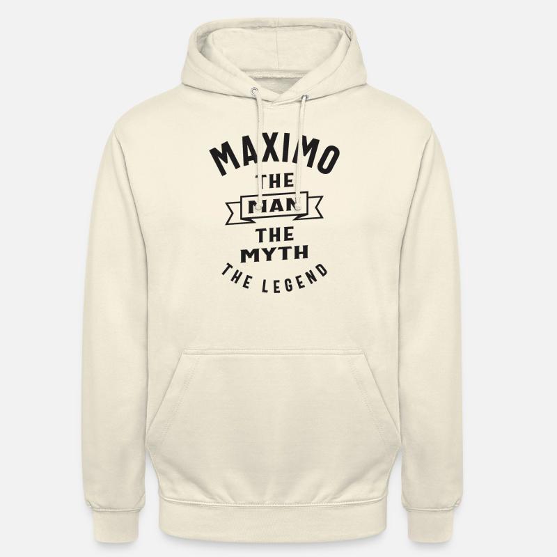 Maximo Custom Name - Unisex Hoodie - vanilla