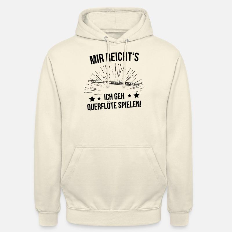 Querflöte Querflötenspieler Querflötist - Unisex Hoodie - Vanille-Milchshake
