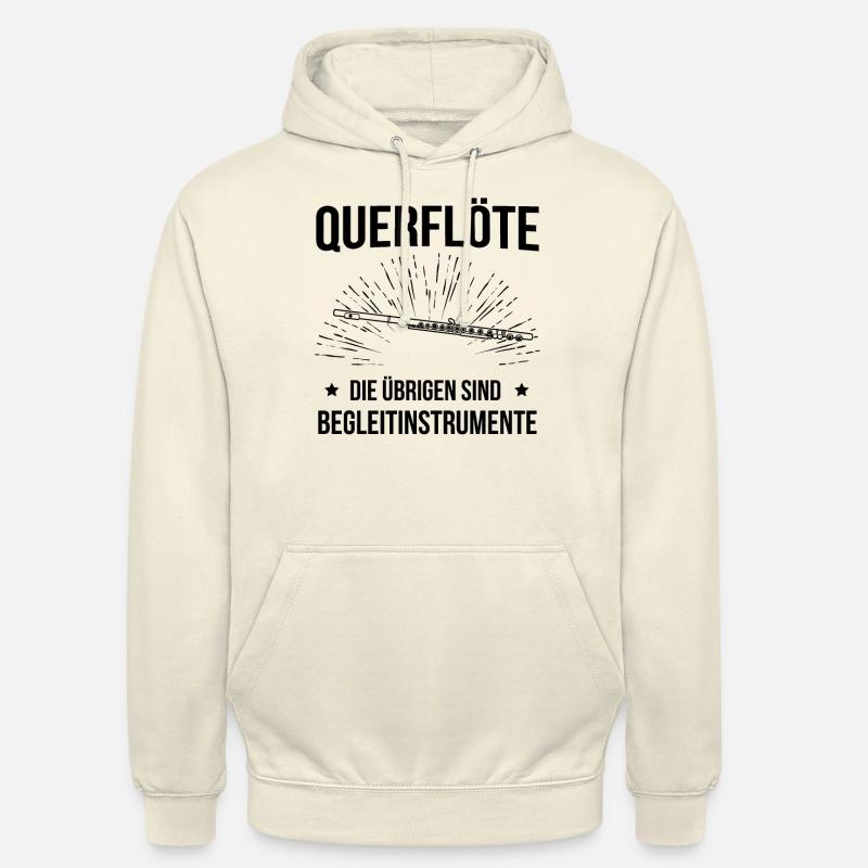 Querflöte Querflötenspieler Querflötist - Unisex Hoodie - Vanille-Milchshake