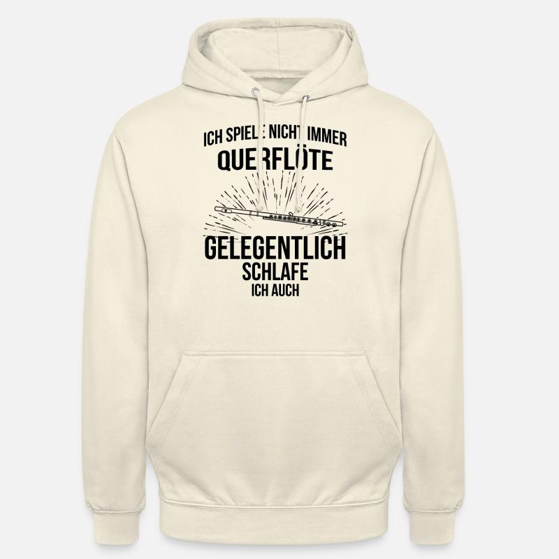 Querflöte Querflötenspieler Querflötist - Unisex Hoodie - Vanille-Milchshake