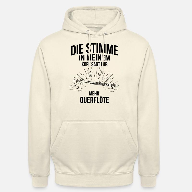 Querflöte Querflötenspieler Querflötist - Unisex Hoodie - Vanille-Milchshake