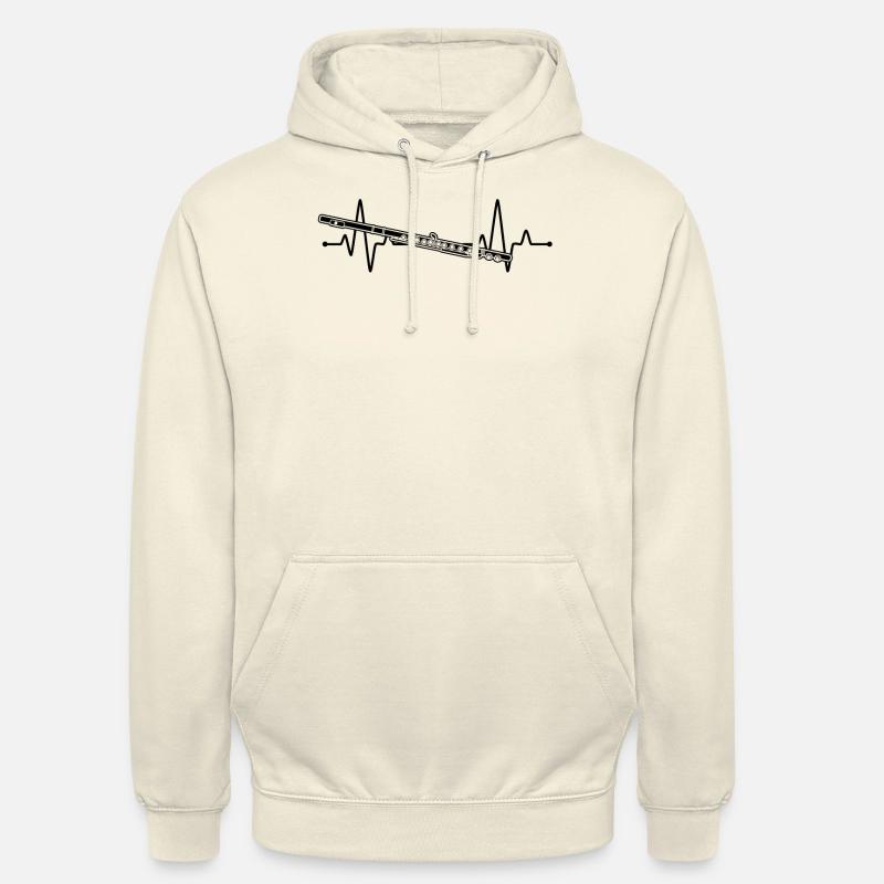 Querflöte Querflötenspieler Querflötist - Unisex Hoodie - Vanille-Milchshake