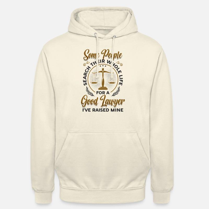 Père d’un avocat - Sweat-shirt à capuche unisexe - vanille