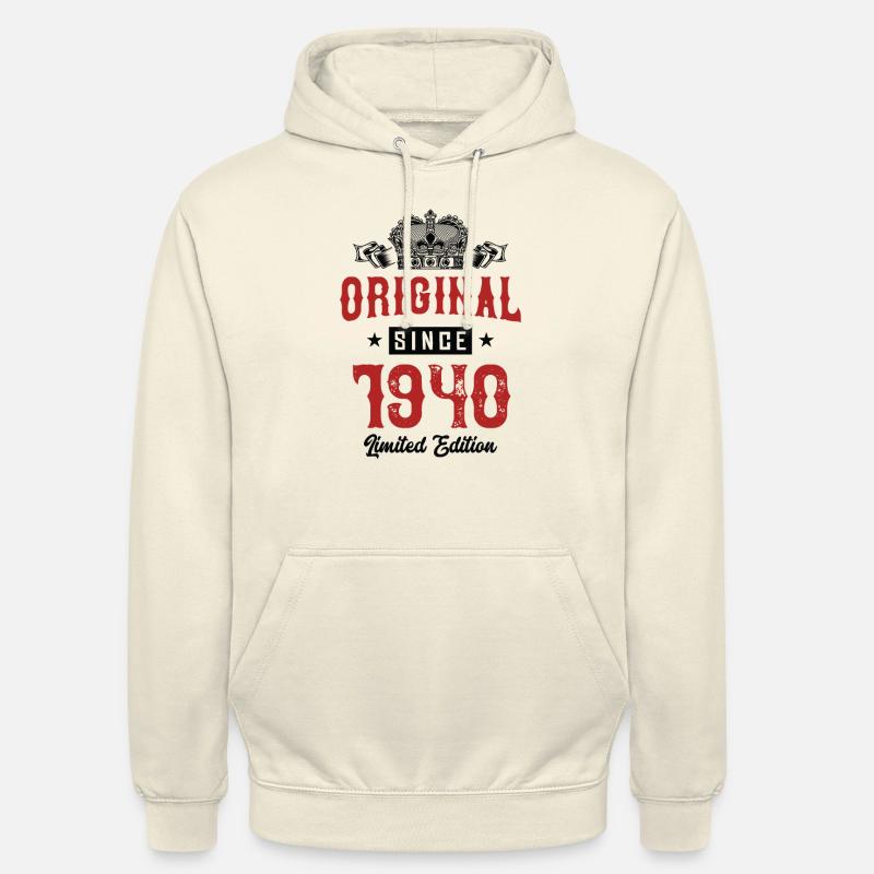 Édition limitée de 1940 - Sweat-shirt à capuche unisexe - vanille