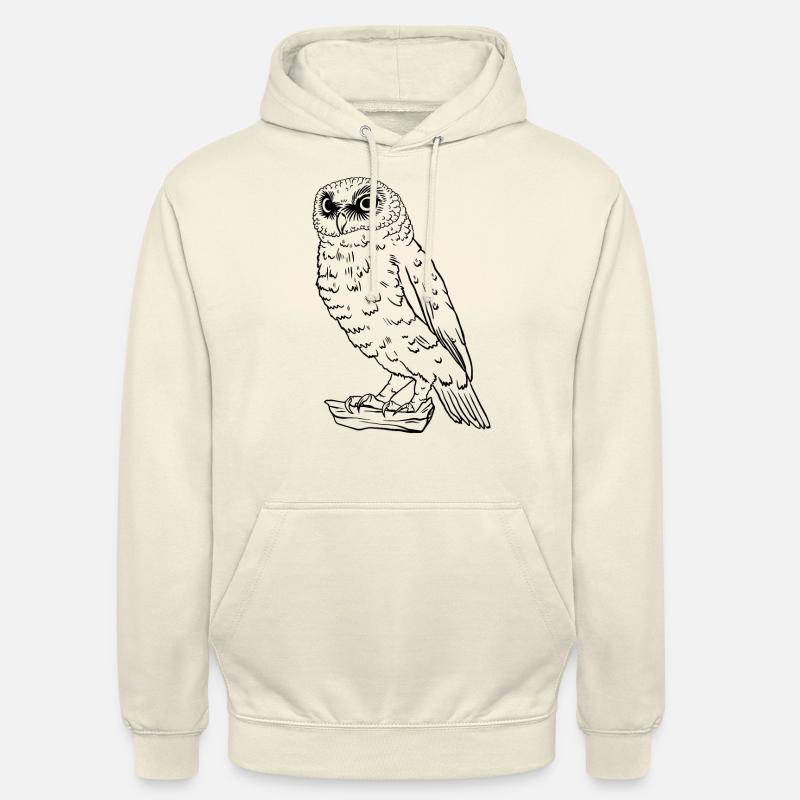 Simple Owl - Unisex Hoodie - vanilla