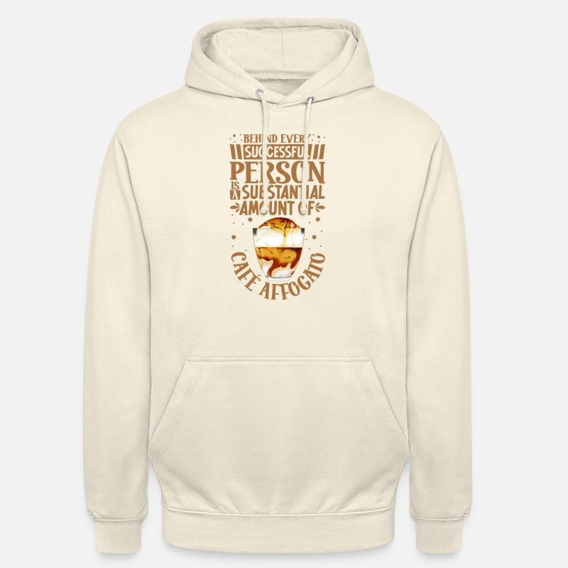 Succès seulement avec Café Affogato - Sweat-shirt à capuche unisexe - vanille