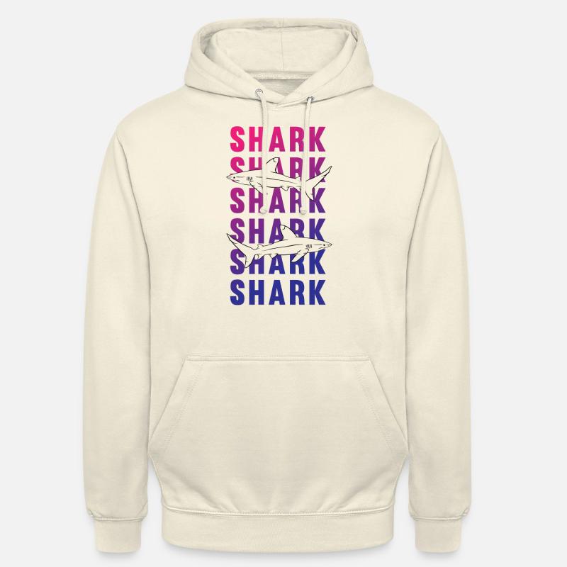 Stolzer Hai Meerestiefe Entdecker Geschenk - Unisex Hoodie - Vanille-Milchshake